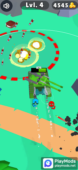 Tank Commander: Army Survival<span>(no  ads)</span> screenshot image 4_Popularmodapk.com