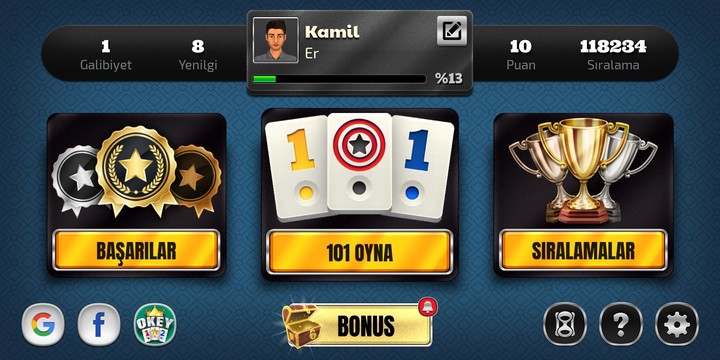 101 Okey - İnternetsiz screenshot image 5_Popularmodapk.com