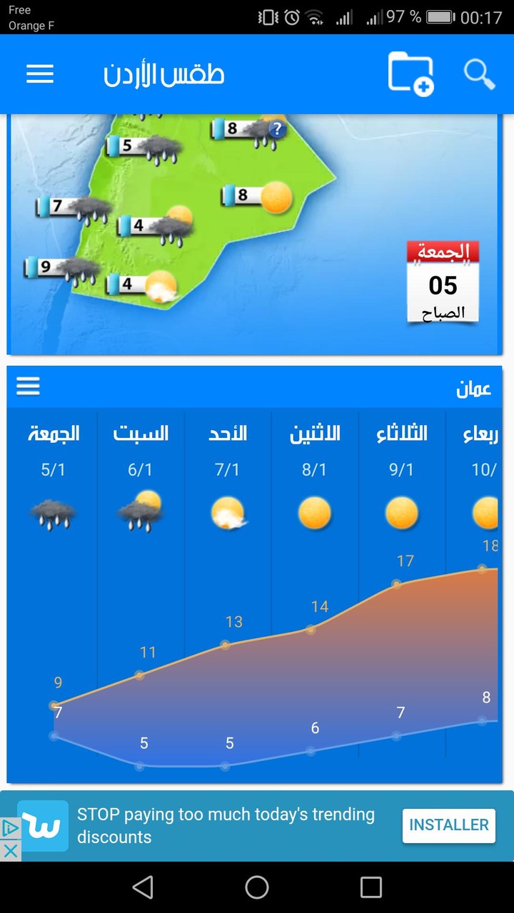Jordan Weather screenshot image 2_Popularmodapk.com