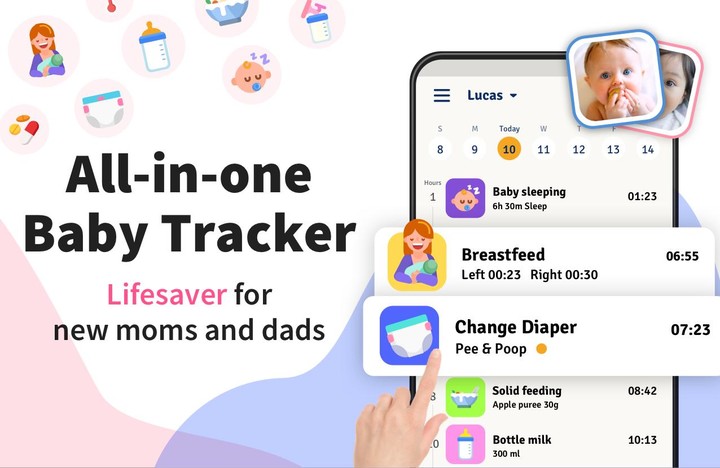 Baby Tracker - Breastfeeding screenshot image 4_Popularmodapk.com