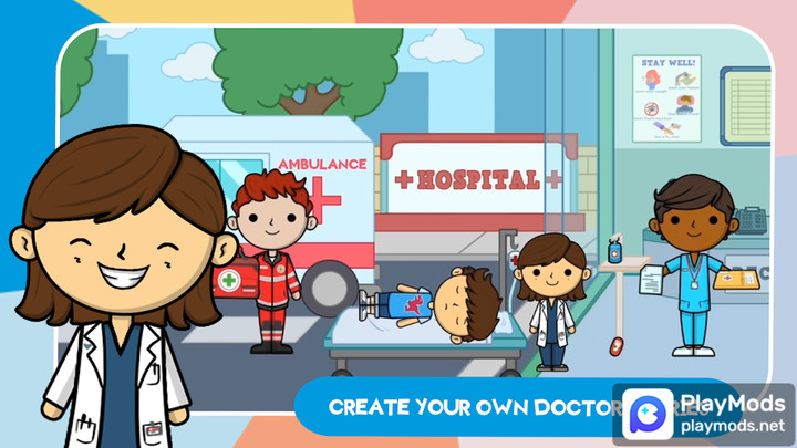 Lila's World:Dr Hospital Games<span>(unlock all content)</span> screenshot image 1_Popularmodapk.com