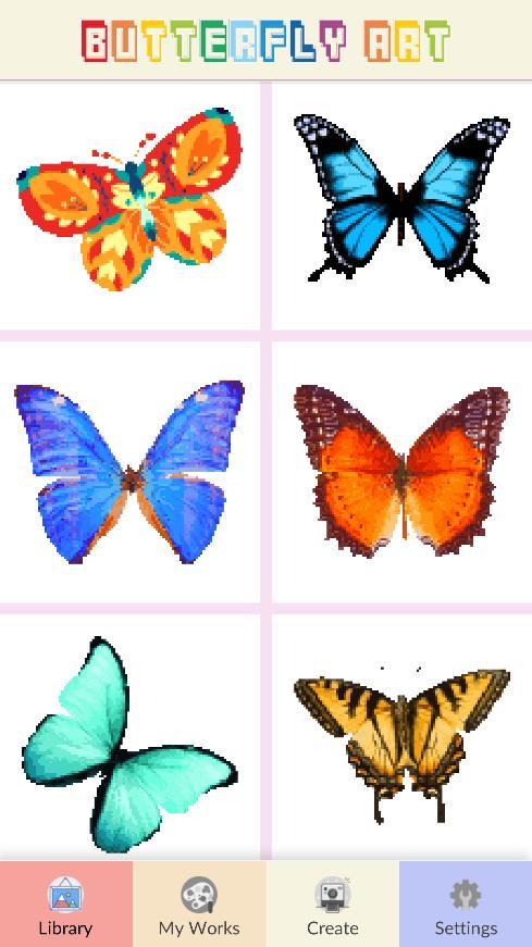 Tap Color by Number Butterfly screenshot image 1_Popularmodapk.com