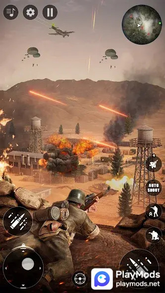 Sniper War Attack 3D Gun Games<span>(Unlimited Money)</span> screenshot image 3_Popularmodapk.com