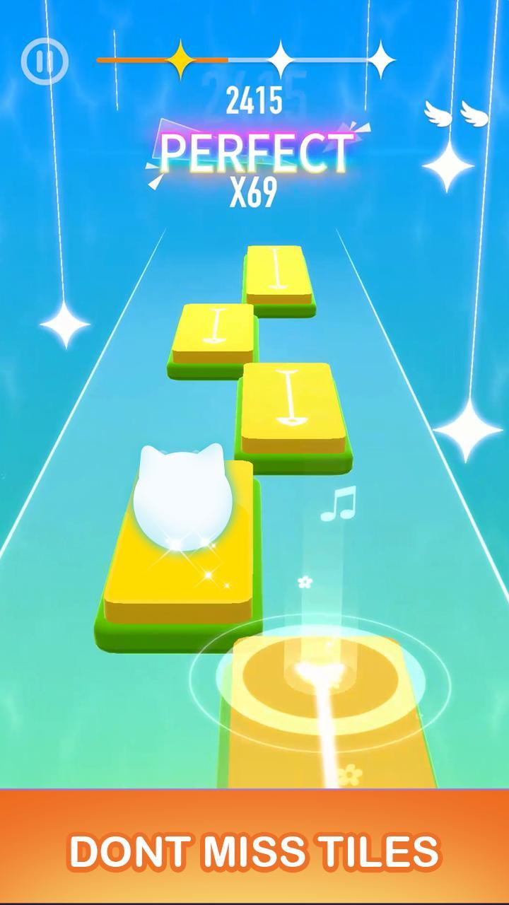 Dancing Cats - Music Tiles screenshot image 2_Popularmodapk.com