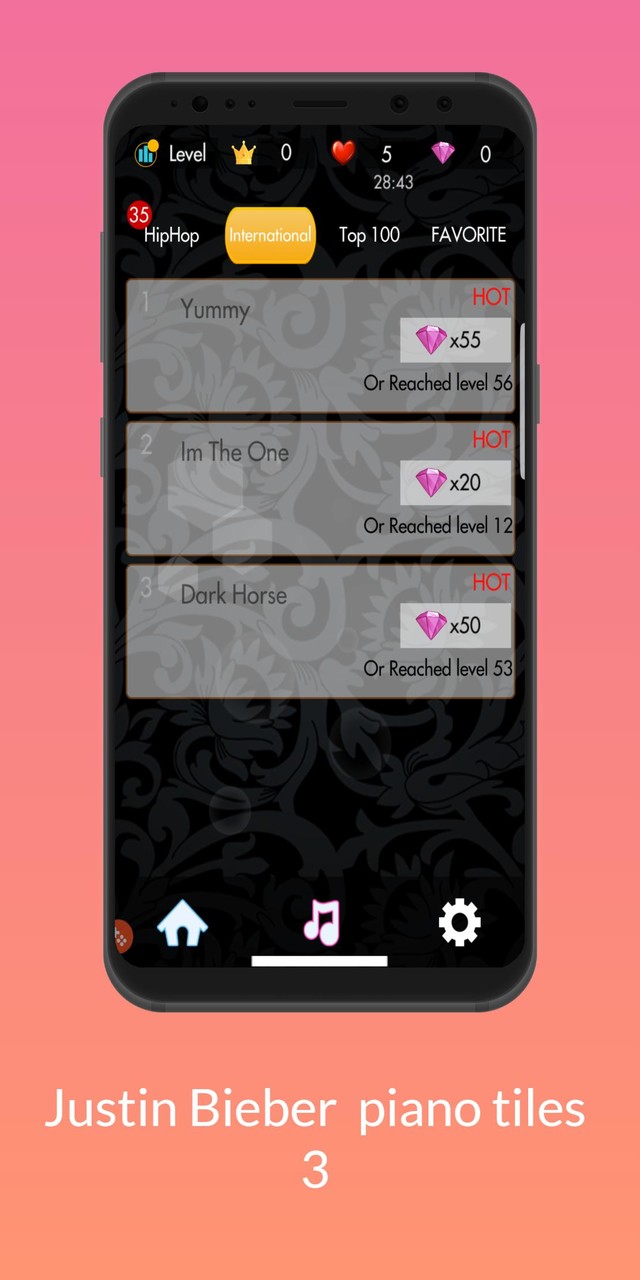 Justin Bieber Piano Tiles screenshot image 4_Popularmodapk.com