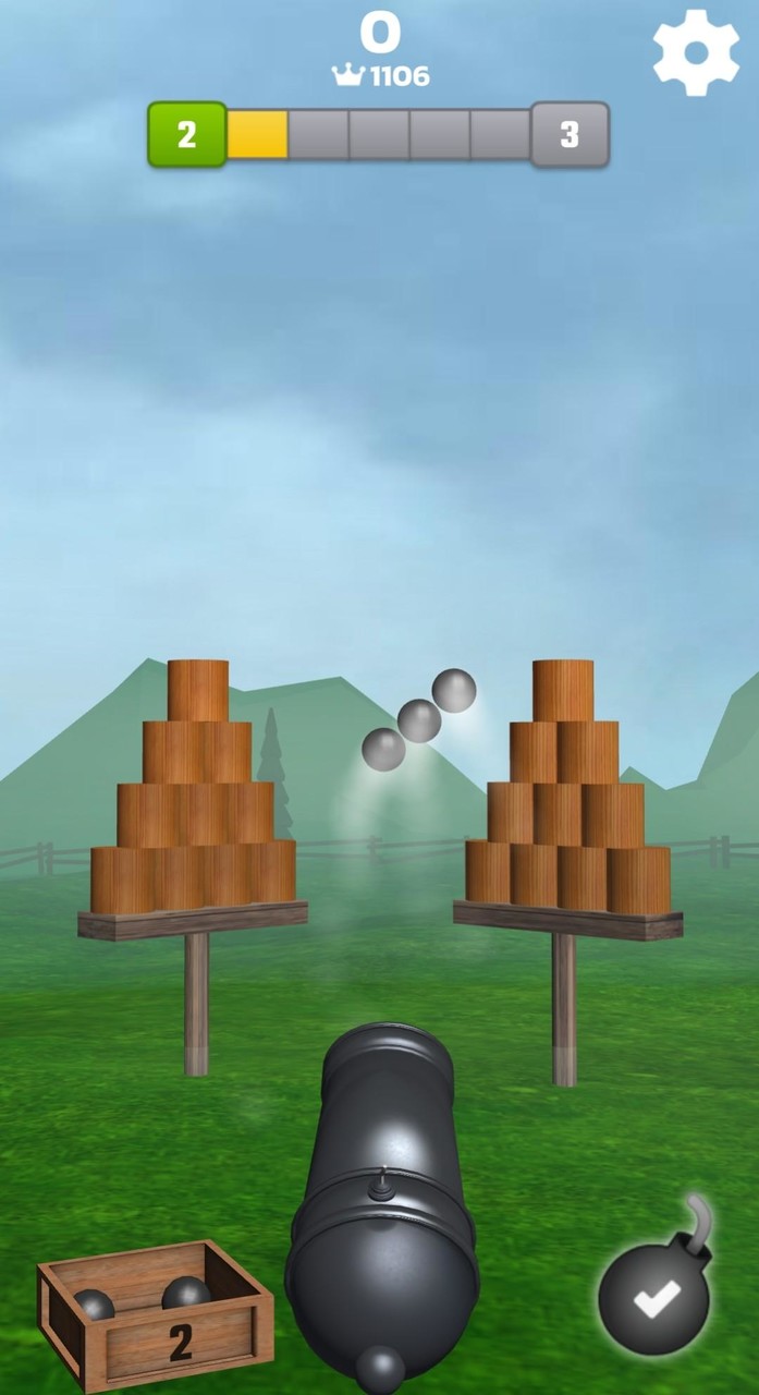 Cannon Ball 3D Ball blast 2023 screenshot image 1_Popularmodapk.com