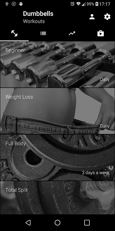 Dumbbell Home Workout screenshot image 3_Popularmodapk.com