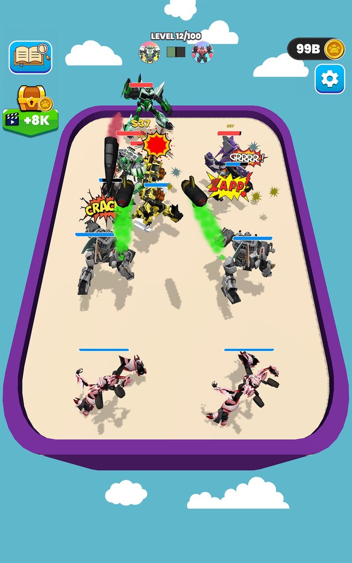 Merge Master: Robot Action Car screenshot image 16_Popularmodapk.com