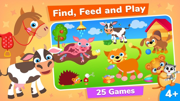 123 Kids Fun Animals Games screenshot image 1_Popularmodapk.com