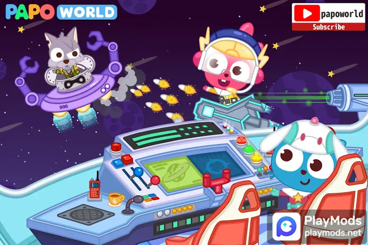 Papo Town Spaceship<span>(unlock all content)</span> screenshot image 1_Popularmodapk.com