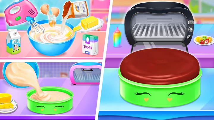 Ice cream Cake Maker Cake Game screenshot image 2_Popularmodapk.com