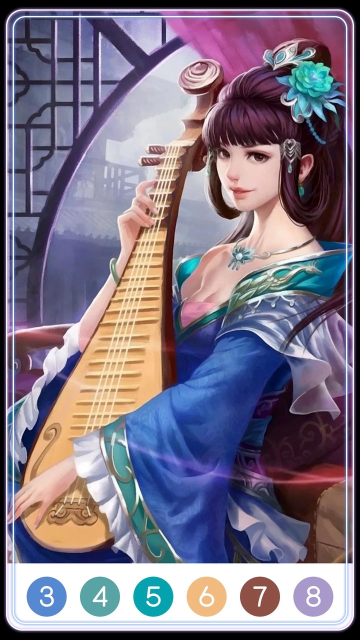 Wuxia Color by Number screenshot image 4_Popularmodapk.com