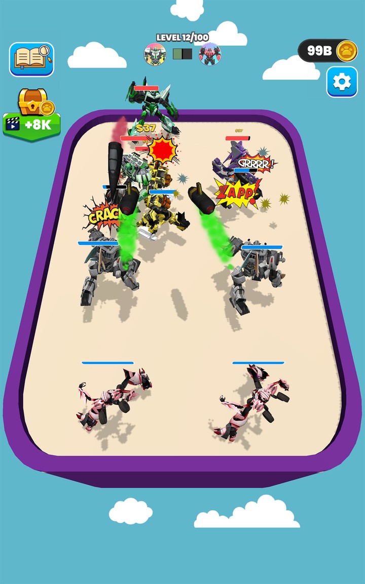 Merge Master: Robot Action Car screenshot image 24_Popularmodapk.com