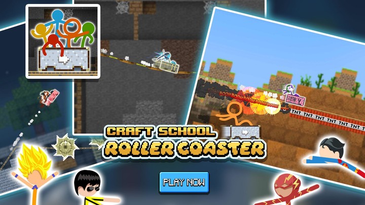 Craft School: Stick Adventures screenshot image 1_Popularmodapk.com