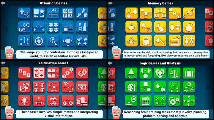 Neurobics: 60 Brain Games<span>(mod)</span> screenshot image 2_Popularmodapk.com