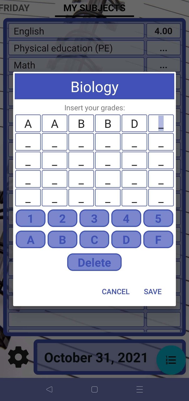 My Grades - School Timetable screenshot image 6_Popularmodapk.com