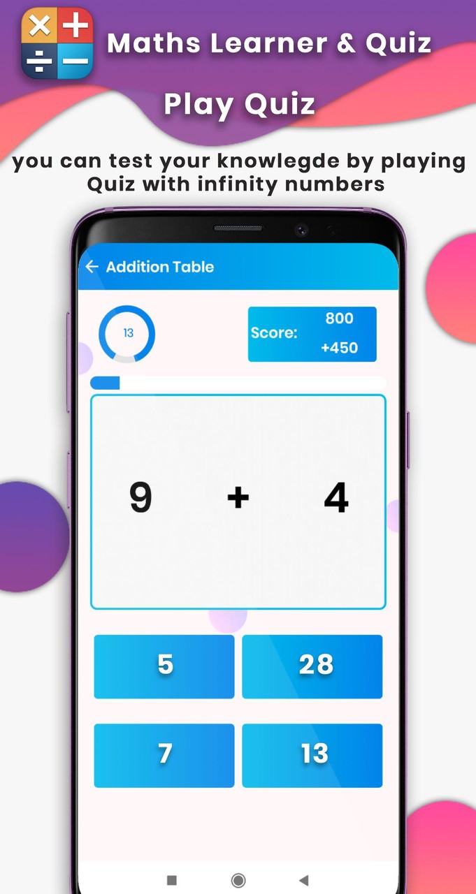 Learn Math : mental arithmetic screenshot image 2_Popularmodapk.com