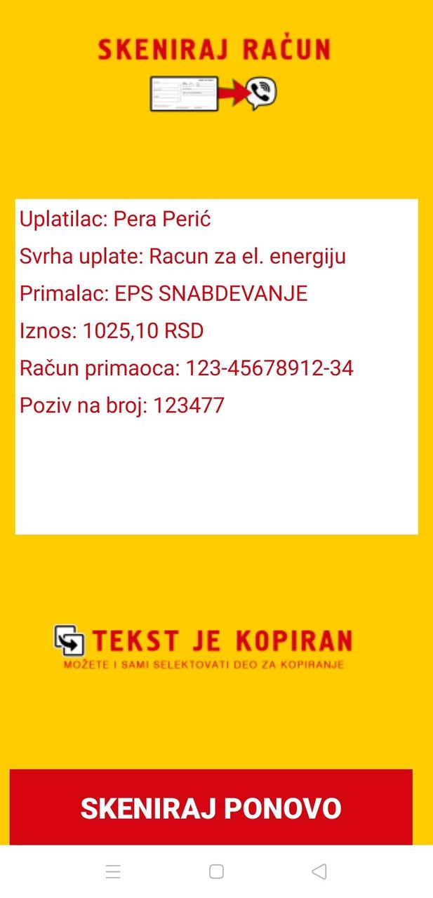 Skeniraj račun (IPS QR kod) screenshot image 1_Popularmodapk.com