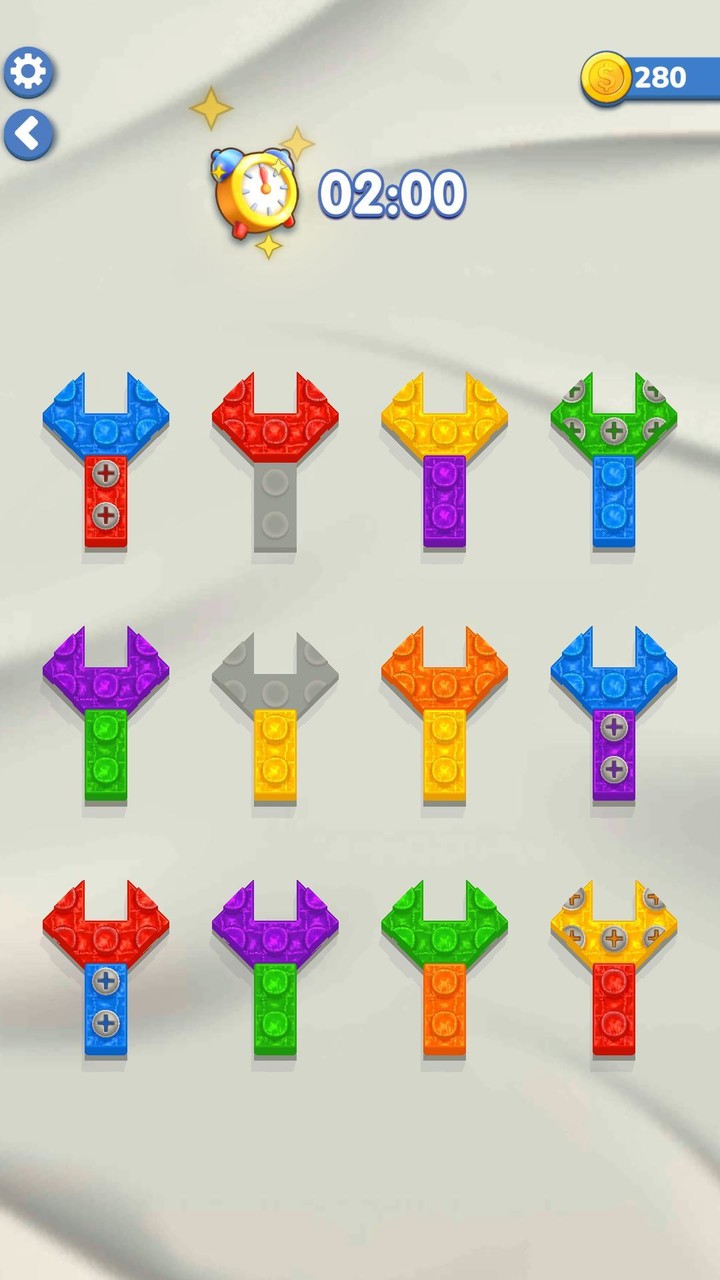 Colorful Block Sort screenshot image 1_Popularmodapk.com