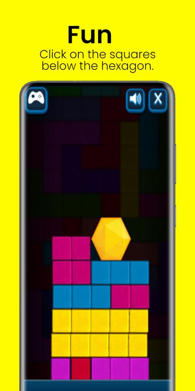 The Hexagon Fall Game screenshot image 3_Popularmodapk.com