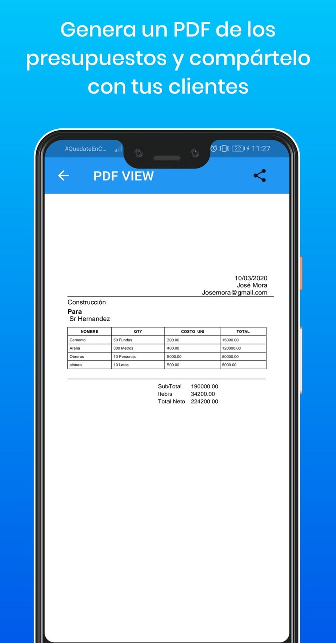 Budget Template for clients screenshot image 4_Popularmodapk.com