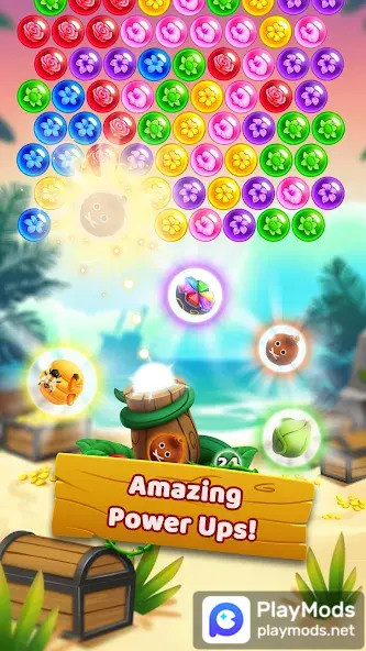 Bubble Shooter - Flower Games<span>(Remove ads)</span> screenshot image 2_Popularmodapk.com