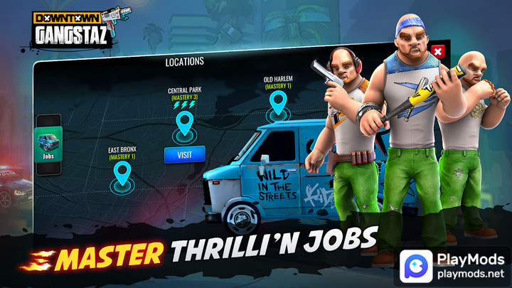 Downtown Gangstas: War Mafia<span>(Speed change)</span> screenshot image 5_Popularmodapk.com