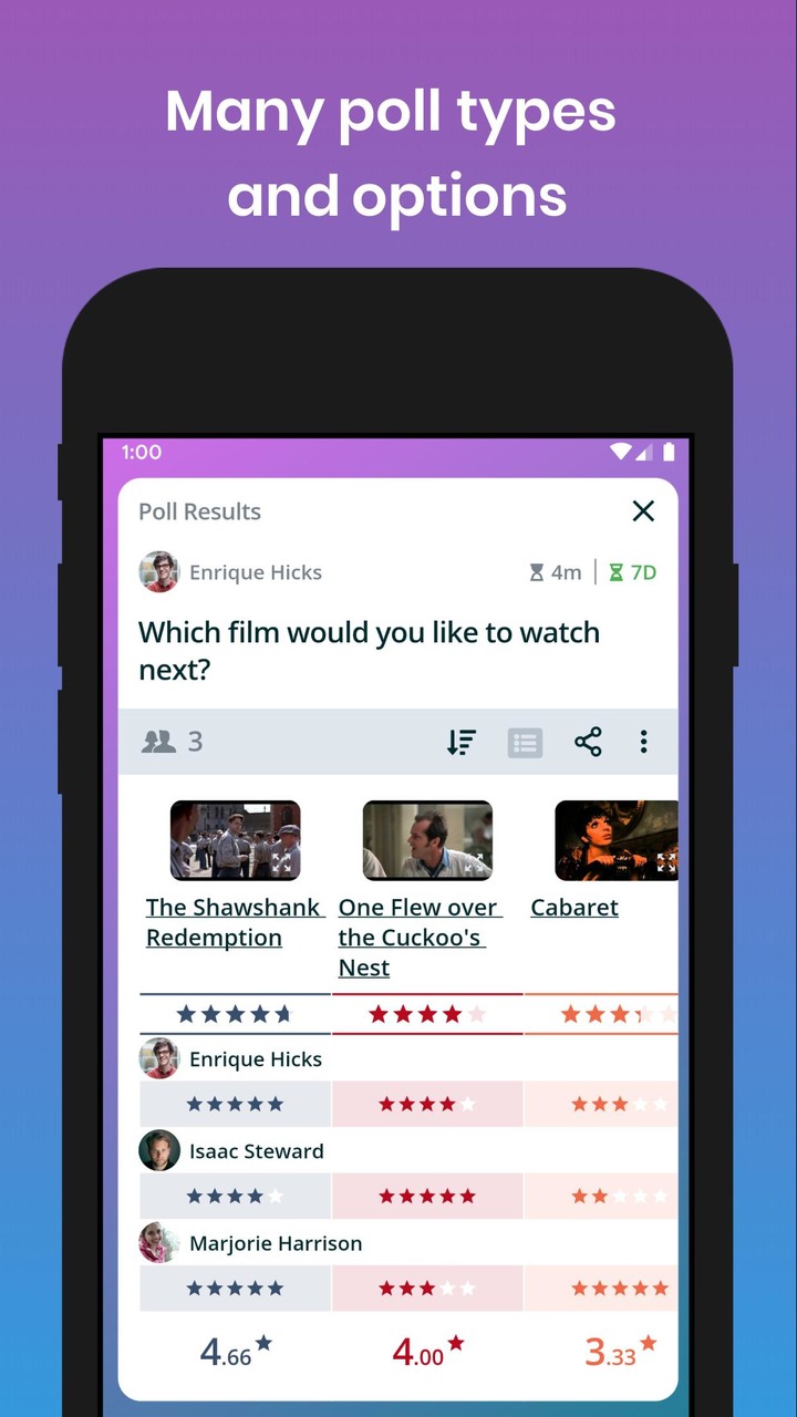 Poll For All - Create surveys and polls screenshot image 3_Popularmodapk.com