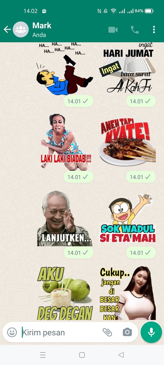 Stiker Wa Lucu Parah screenshot image 1_Popularmodapk.com