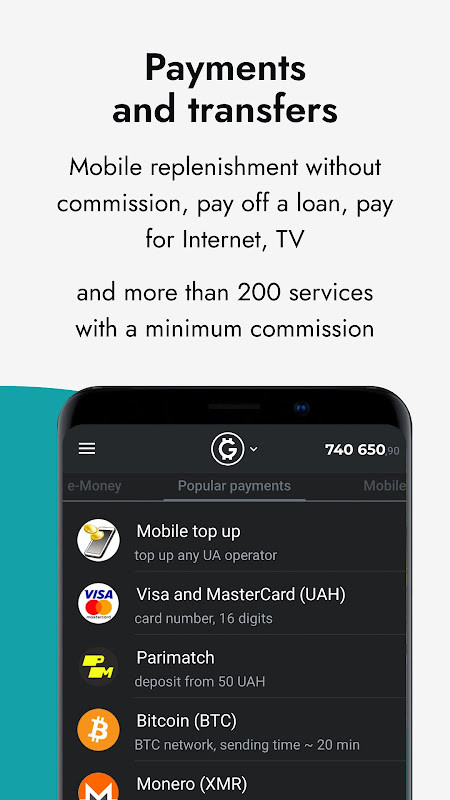 G-24 Payments Crypto transfers screenshot image 4_Popularmodapk.com