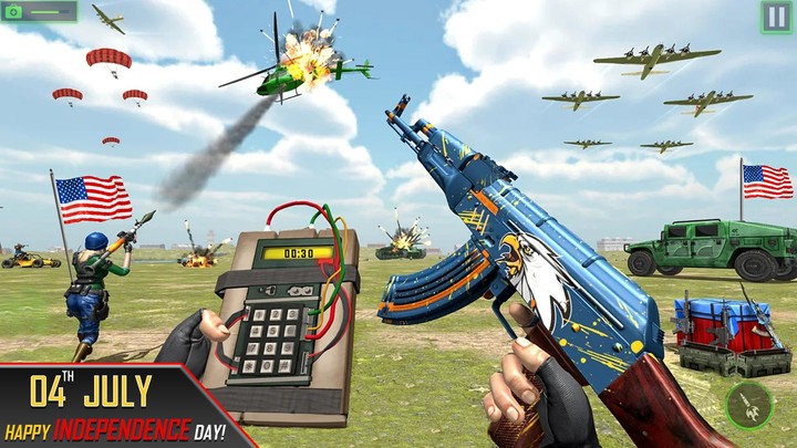 Gun Games Offline Fps Shooting screenshot image 4_Popularmodapk.com