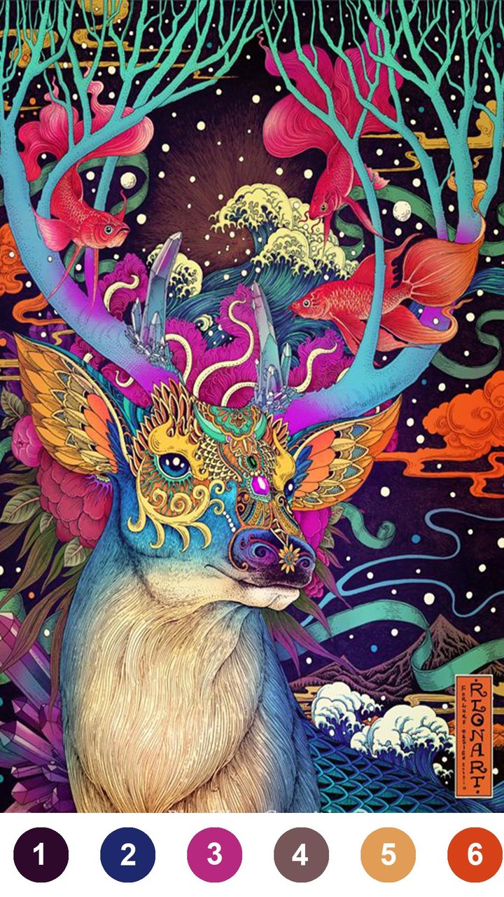 Painting by Number - Coloring screenshot image 8_Popularmodapk.com