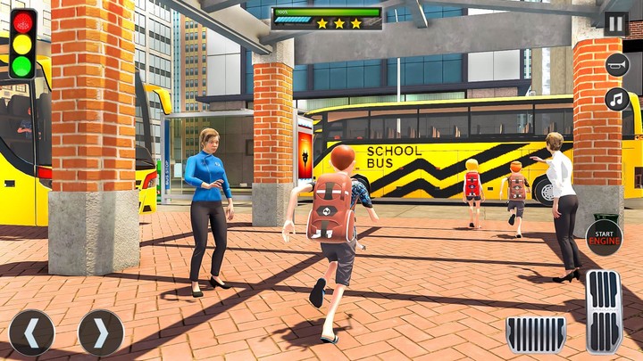 School Bus: 3D Driving Sim screenshot image 2_Popularmodapk.com