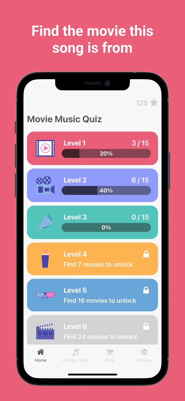 Movie Music Quiz - Blindtest screenshot image 1_Popularmodapk.com