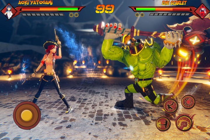 Anime Girl Battle Fighting RPG screenshot image 1_Popularmodapk.com