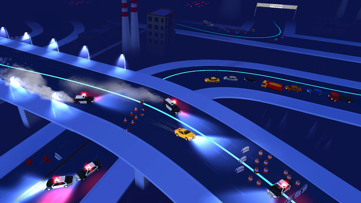 Line Race: Police Pursuit<span>(Unlimited money)</span> screenshot image 3_Popularmodapk.com
