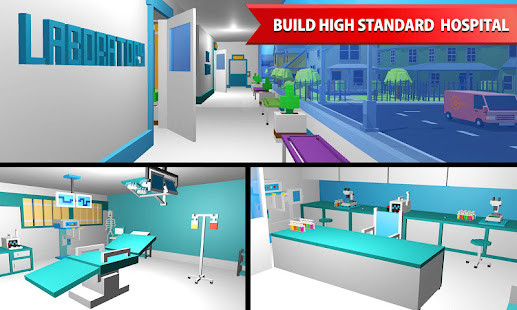 Hospital Craft: Building Doctor Simulator Games 3D<span>(Mod APK Unlocked)</span> screenshot image 1_Popularmodapk.com