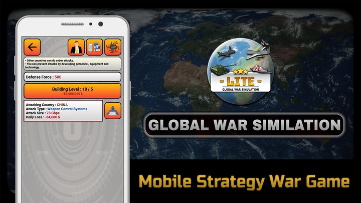 Global War Simulation LITE screenshot image 5_Popularmodapk.com