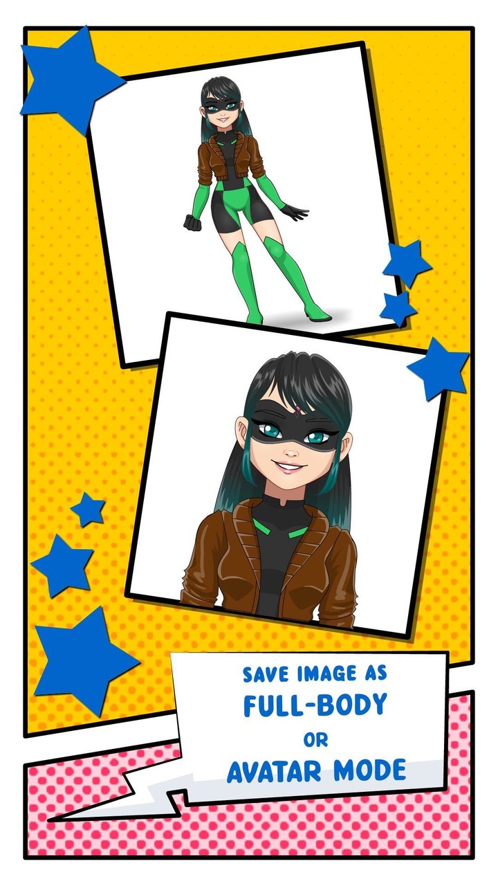 Kawaii Superhero Avatar Maker screenshot image 15_Popularmodapk.com