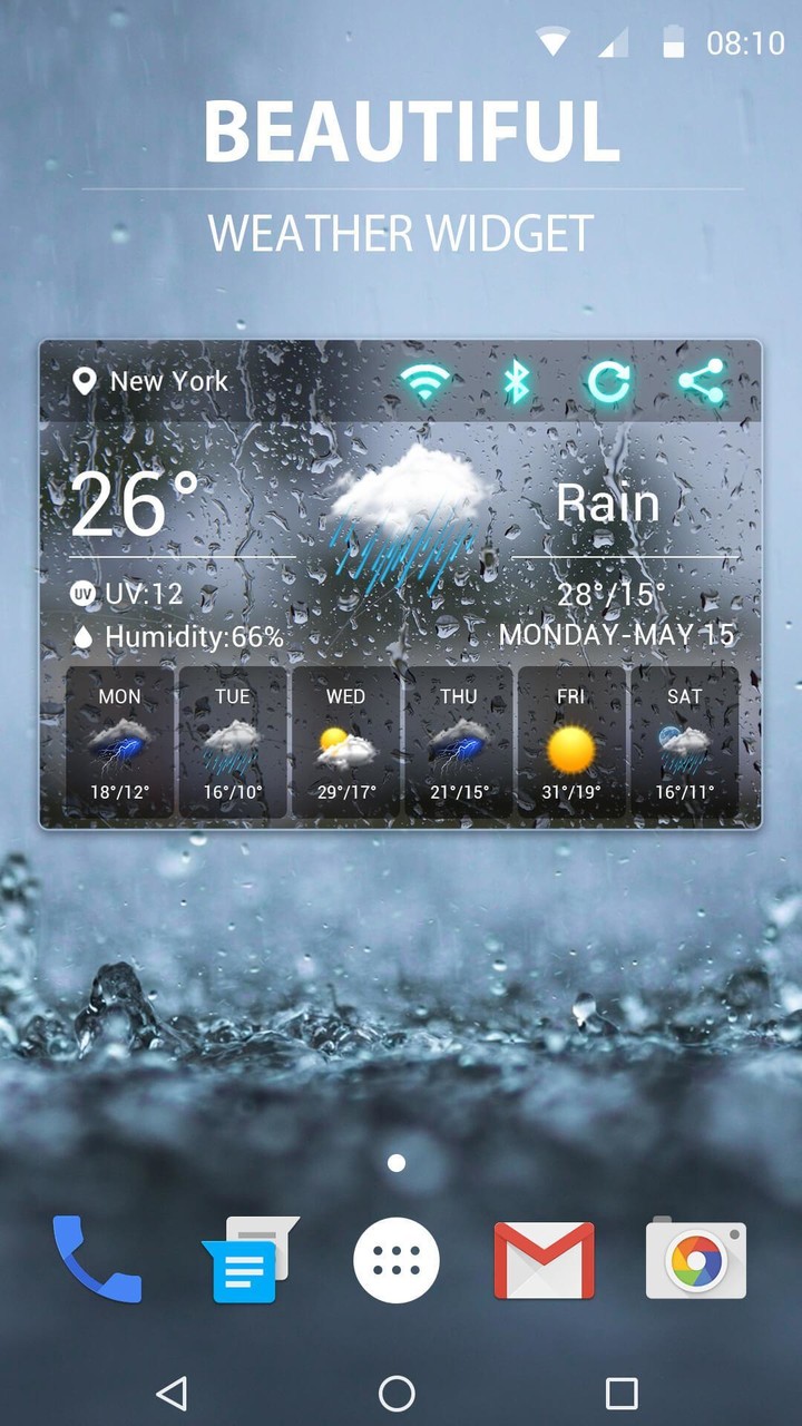 World weather widget&Forecast screenshot image 1_Popularmodapk.com