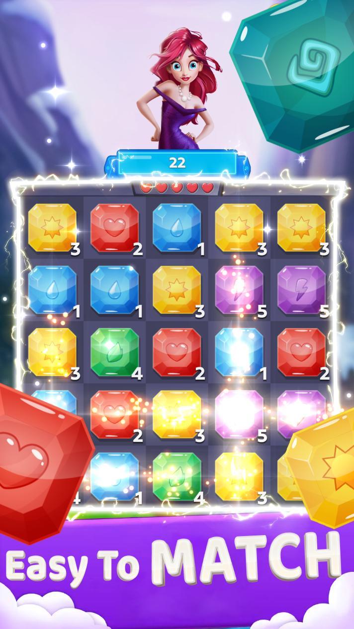 Jewel Craft: Swipe Match screenshot image 3_Popularmodapk.com