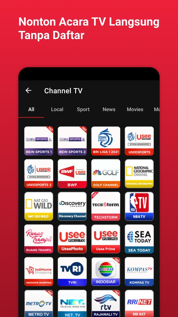 UseeTV GO - Watch TV & Movie screenshot image 7_Popularmodapk.com
