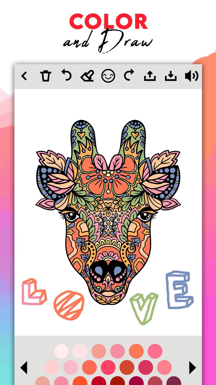 Coloring for adults offline screenshot image 5_Popularmodapk.com