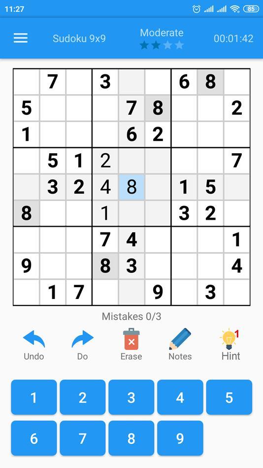 Sudoku - Classic Sudoku Puzzle screenshot image 1_Popularmodapk.com