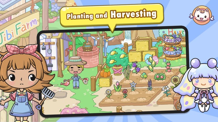 Jibi Land : Town My pet farm screenshot image 3_Popularmodapk.com
