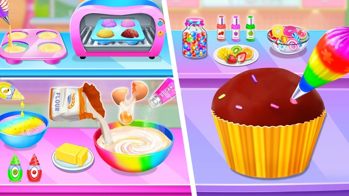 Sweet Bakery - Girls Cake Game screenshot image 4_Popularmodapk.com