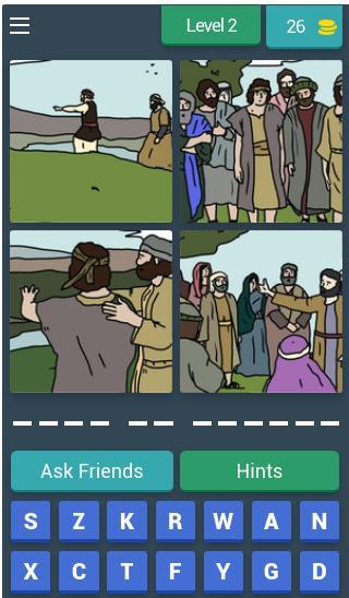 4Pics 1 Bible Word 2023 screenshot image 2_Popularmodapk.com