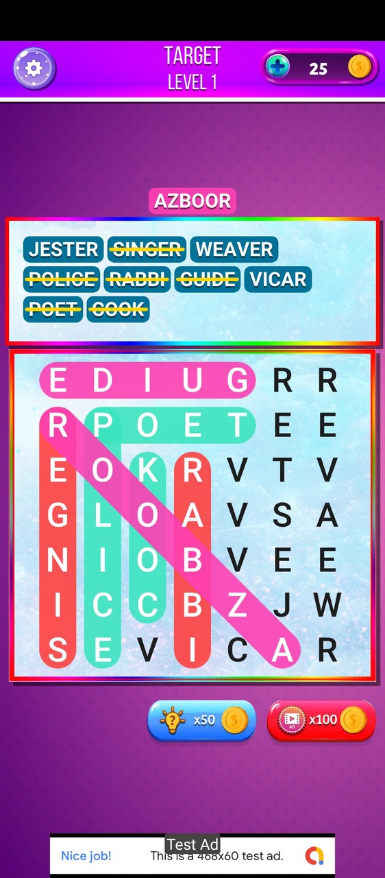 Hidden Word Search Puzzle screenshot image 9_Popularmodapk.com