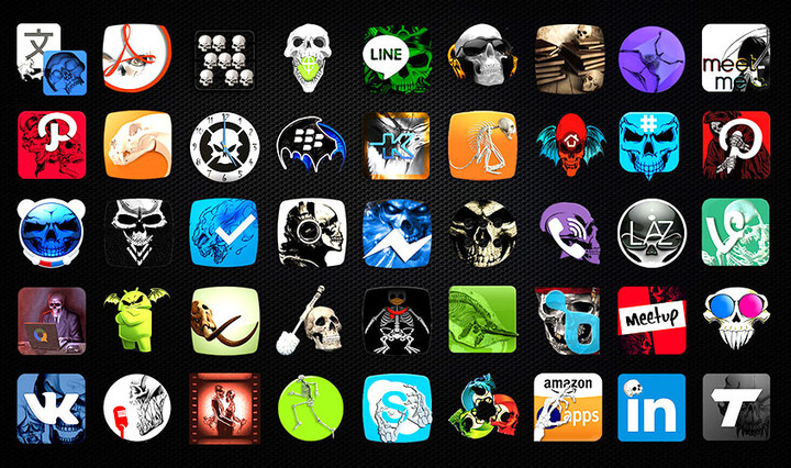 Skull Theme screenshot image 2_Popularmodapk.com