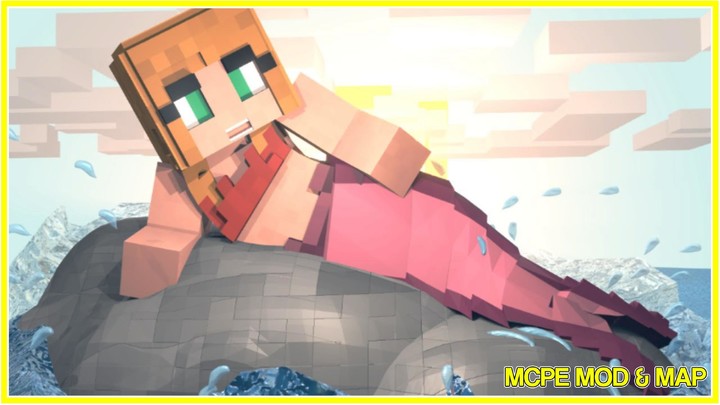 Mermaid Mod Minecraft PE screenshot image 2_Popularmodapk.com